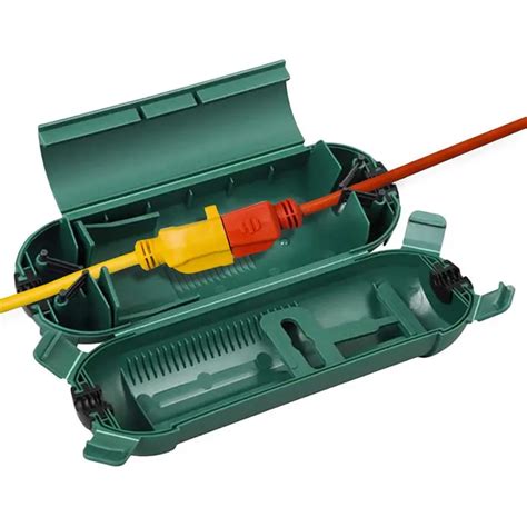 junction box extension cord|outdoor extension cord junction box.